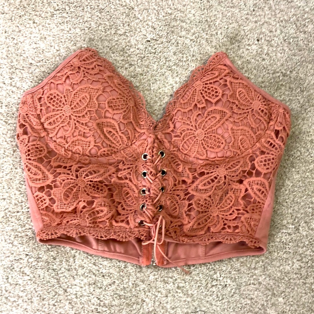 Size small bustier B cup pink/peach